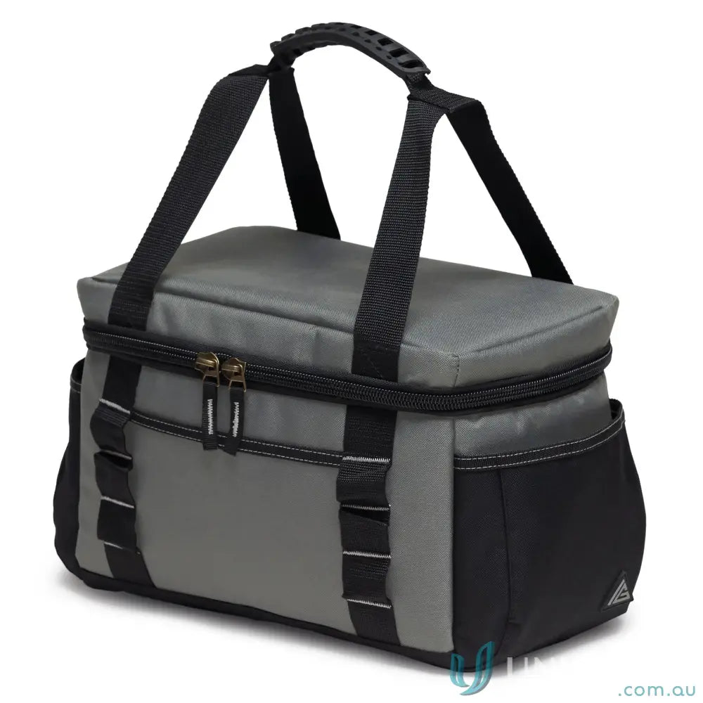 adjustable strap cooler IGHHC HardHat Insulated Cooler Bag with Adjustable Strap – Steel Grey