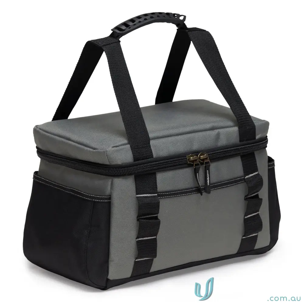 adjustable strap cooler IGHHC HardHat Insulated Cooler Bag with Adjustable Strap – Steel Grey