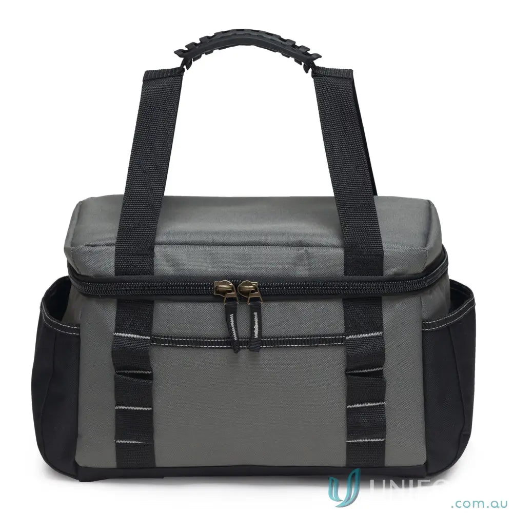 adjustable strap cooler IGHHC HardHat Insulated Cooler Bag with Adjustable Strap – Steel Grey
