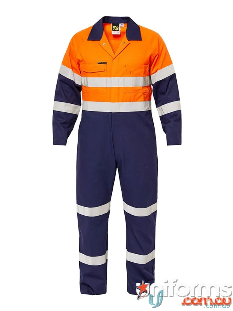 WorkCraft WC3063 HI VIS Coverall Ind Tape front product image