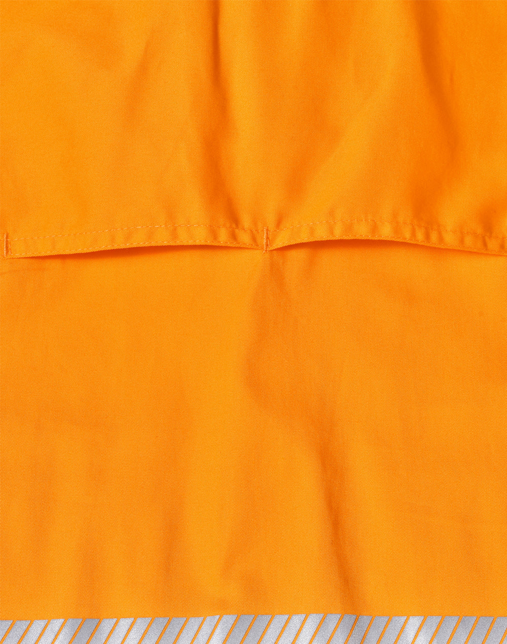 Bright orange sw83 hi-vis work Cool-Breeze safety shirt with segmented tape