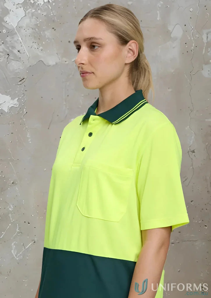 Two-tone High-Visibility Polo Shirt from HiVis CoolDry Polo for Enhanced Safety