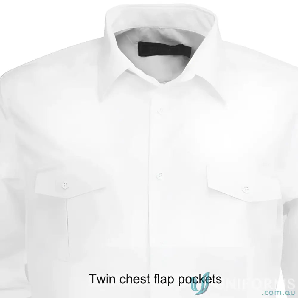 Stencil 2034L-PT Hospitality Nano LS Shirts in White