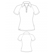 Anti-bacterial Shirt 1167 Infinity Ladies Cool Dry Polo Shirt in White