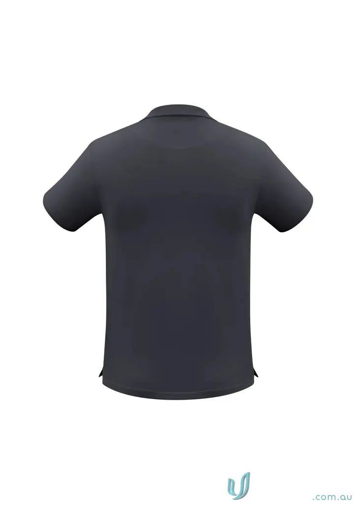 Dark gray slim fit polo shirt from IOP EMB Mens Polo, perfect for work uniforms