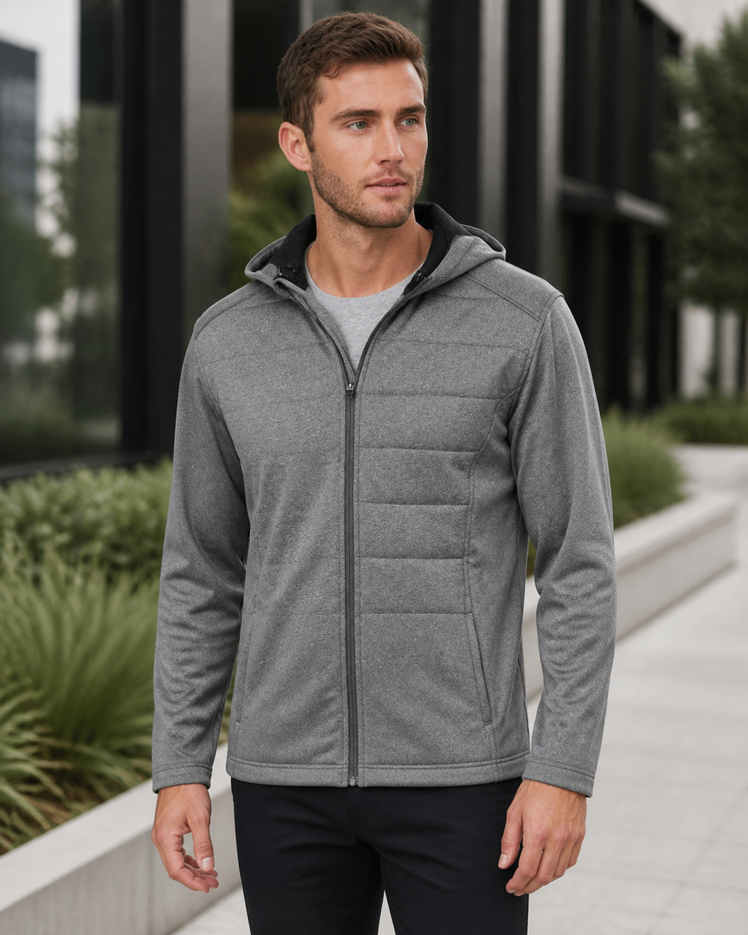 Winning Spirit Jasper Cationic Quilted Jacket on Australian male model