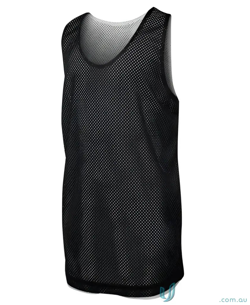 JBS Adults Basketball Singlet with black mesh fabric and code 7kbs2 for comfort