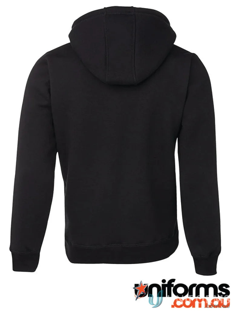 Black hooded sweatshirt from JBs Adults Shepherd Hoodie collection, made with comfy shepherd fleece