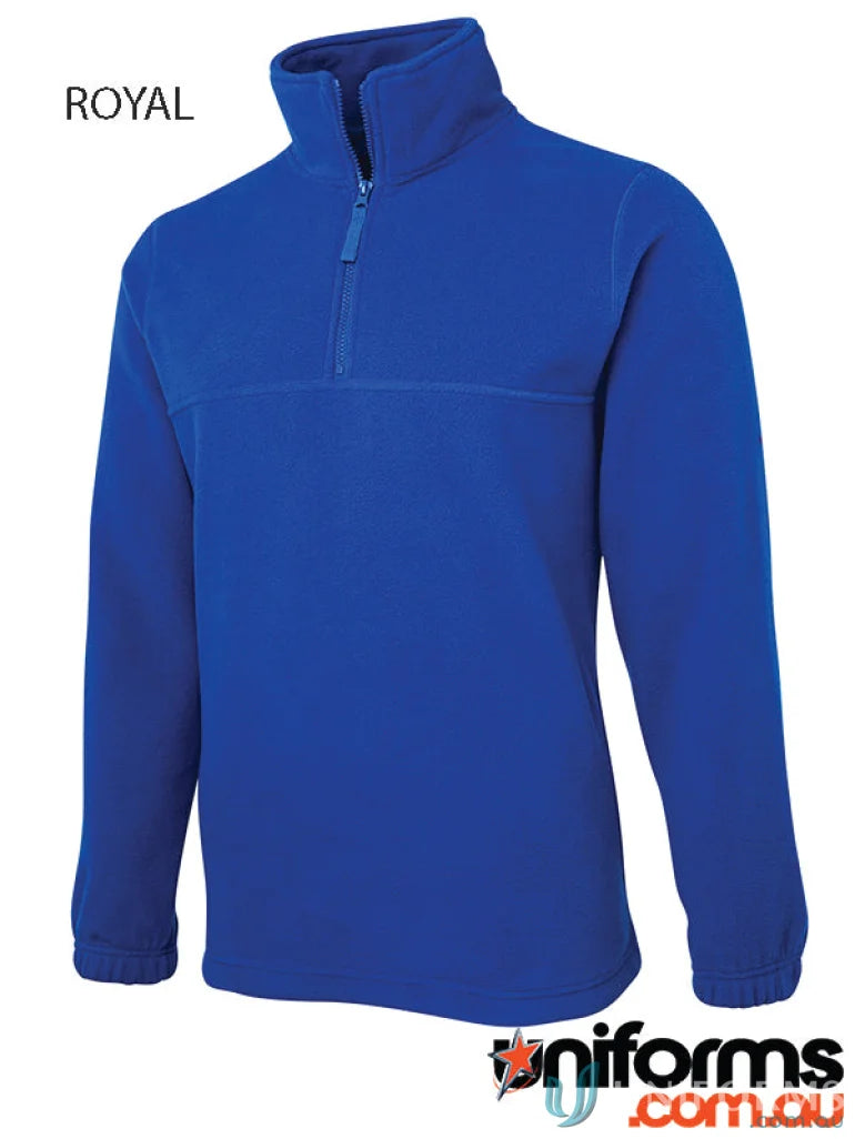 Royal blue fleece pullover JBs Half Zip Polar Jumper perfect to stay warm zip polar jumper