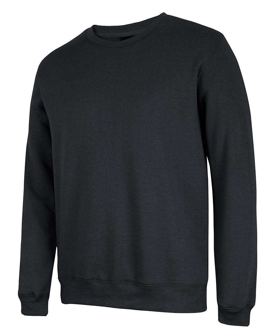 JBs Kids fleecy sweat urban fit black crewneck with ribbed cuffs