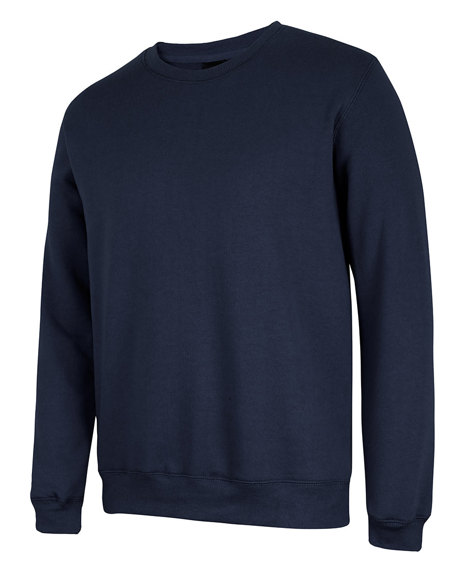 Navy blue fleecy sweat JBs Kids urban fit crewneck back view