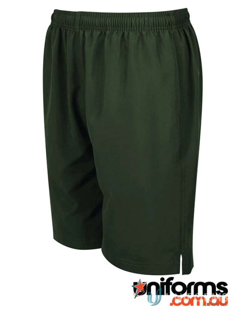Dark green JBS Podium Adults sport short 7nss with classic fit for active wear