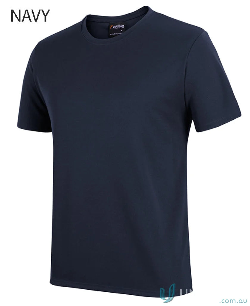 Navy blue JBS Wear Podium Poly Tee with sun protection and podium cool tech