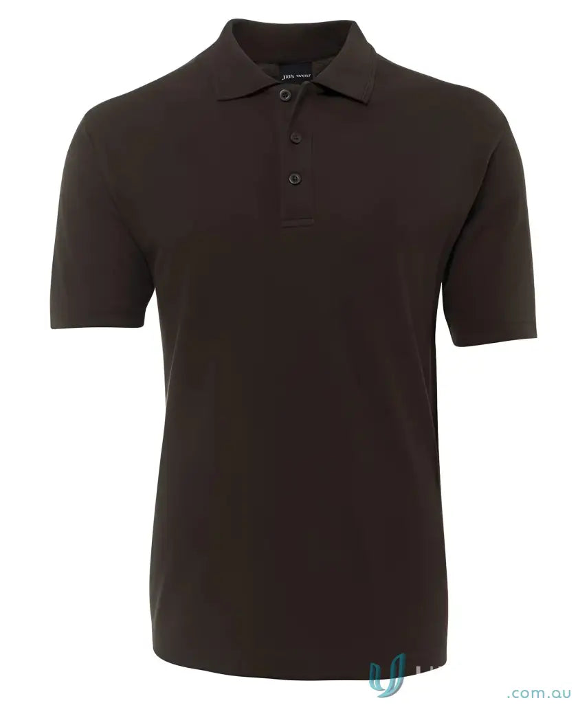 Brown short-sleeved polo shirt from Polo Code 2KP Classic Fit for JBs Kids