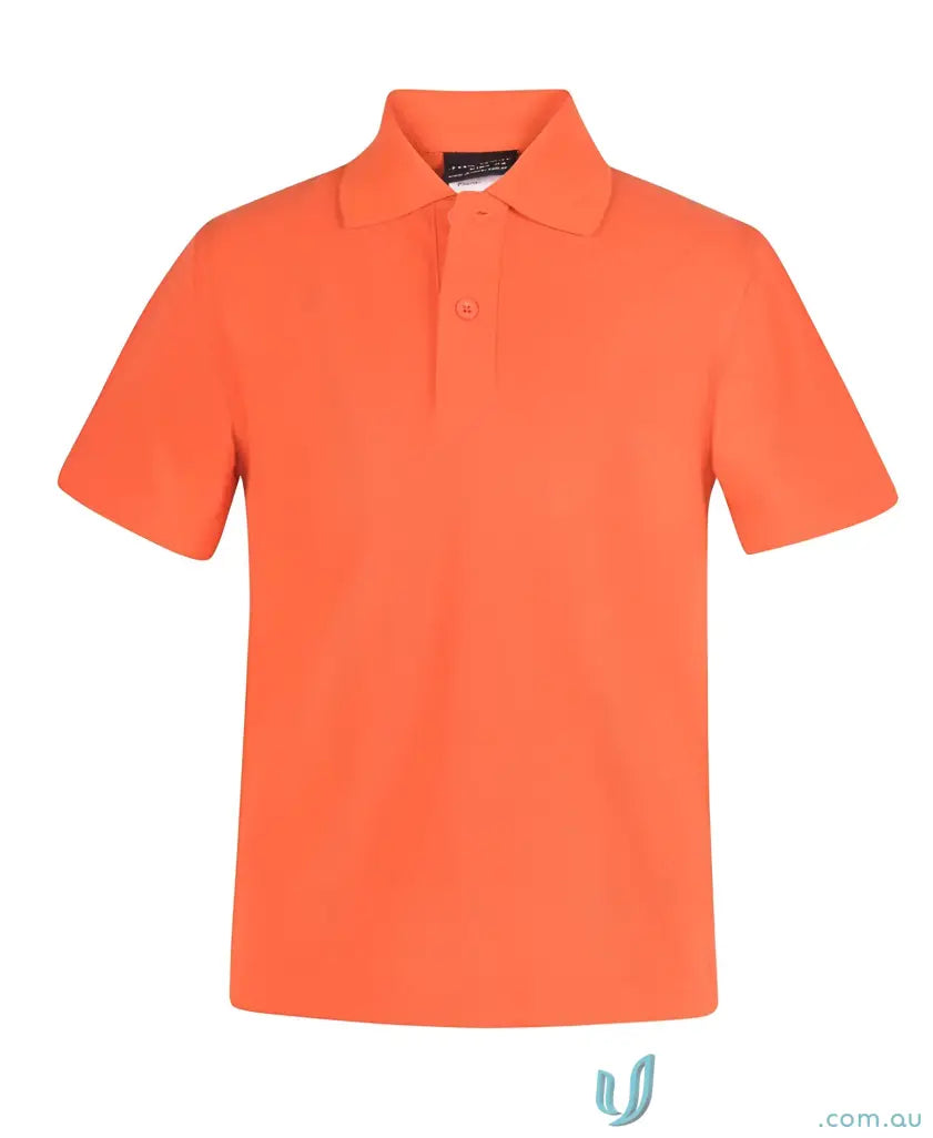 Orange Junior 210 Polo with classic fit and polo code 2kp by JBs Kids