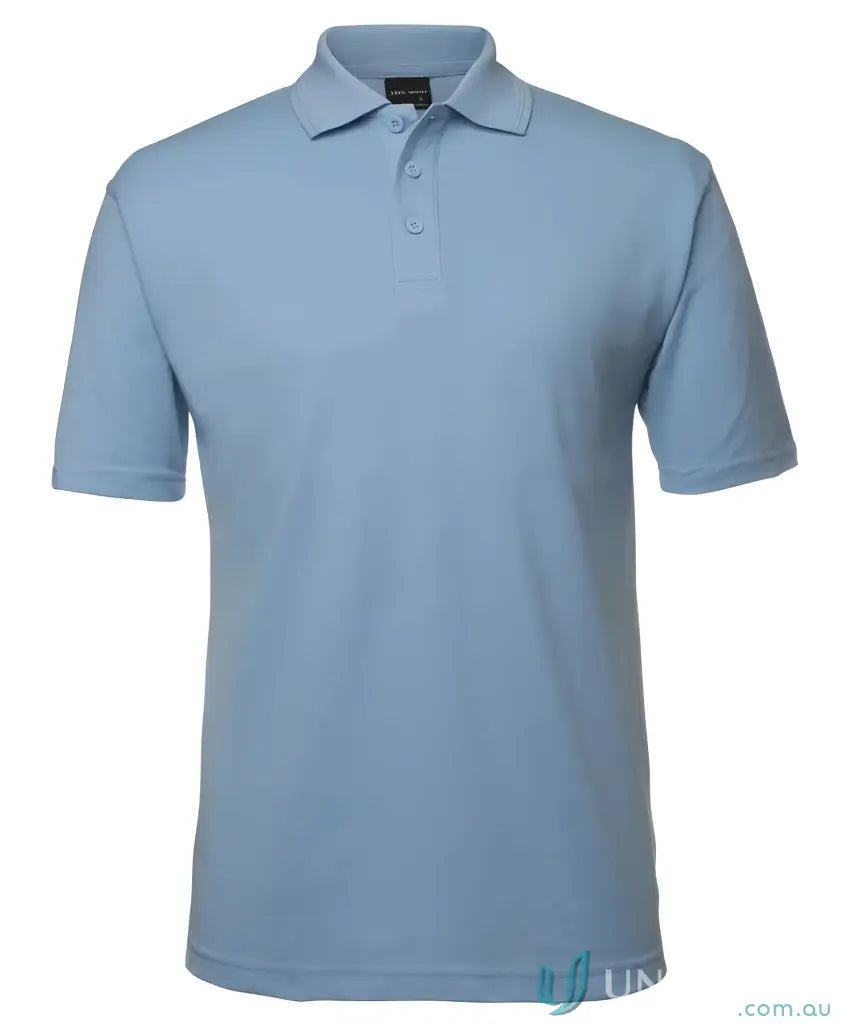 Light blue polo shirt from Polo Code 2KP by JBs Kids in classic fit style