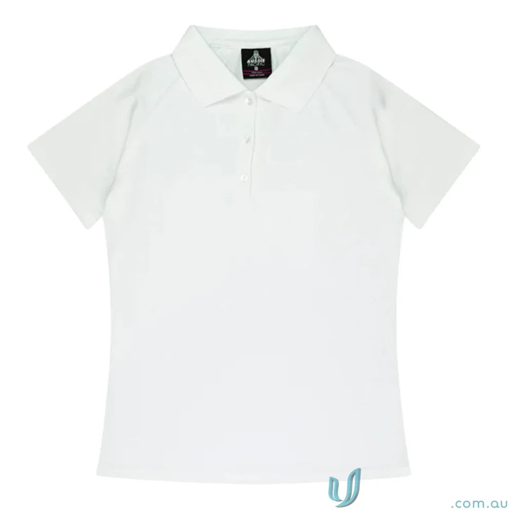 Aussie Pacific 1306 Keira Polo in White