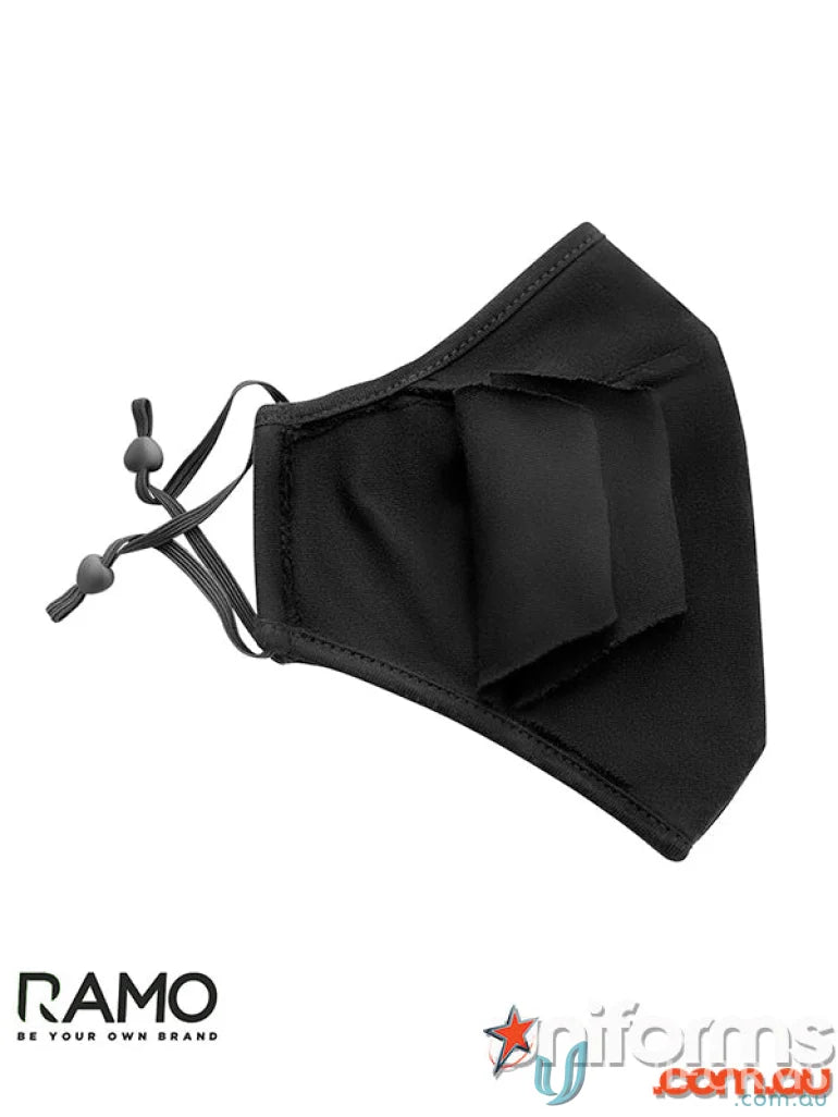 Face Masks MASKS.COTTON.081pk Kids 3 Layer Face Masks in Black