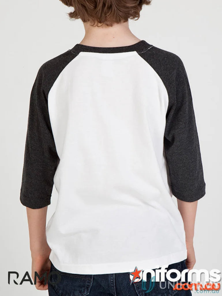 Ramo T143RG Kids 3Qtr Raglan Tee