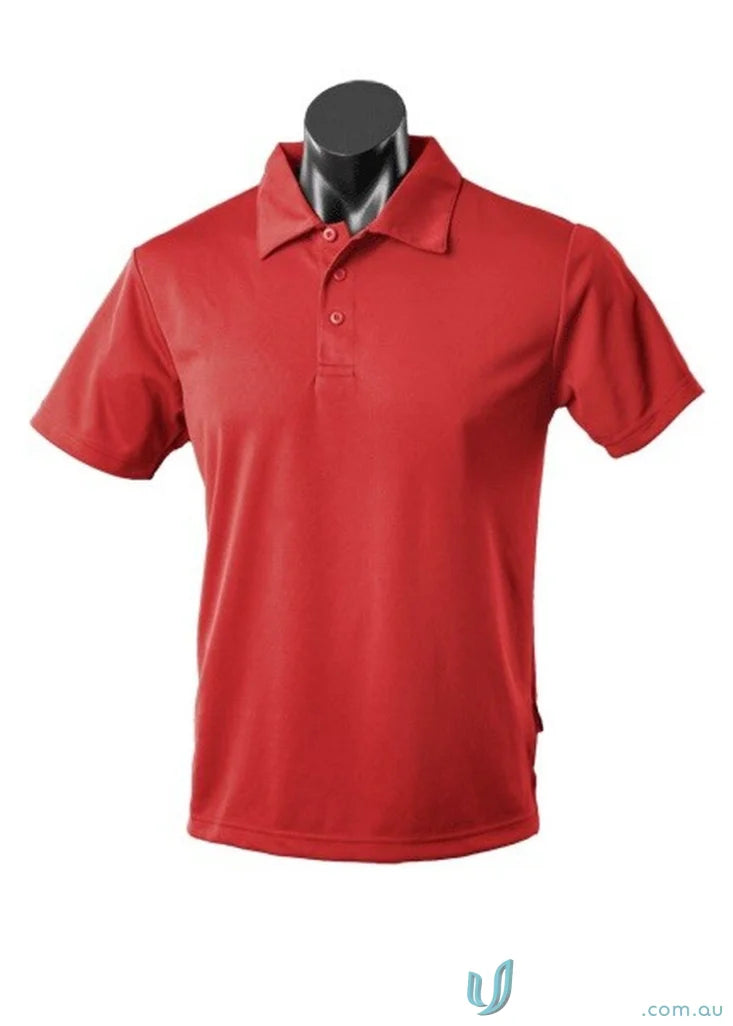 Aussie Pacific 3307 Kids Botany Polo in Red
