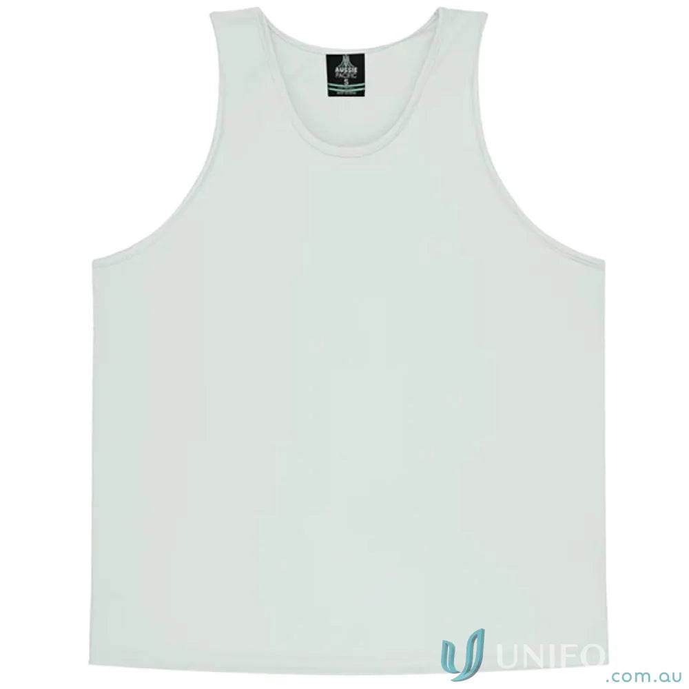 Aussie Pacific 3107 Kids Botany Singlet in White