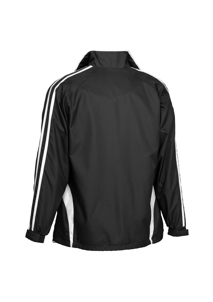 Black Kids Flash Track Top jacket J3150B with white sleeve stripes