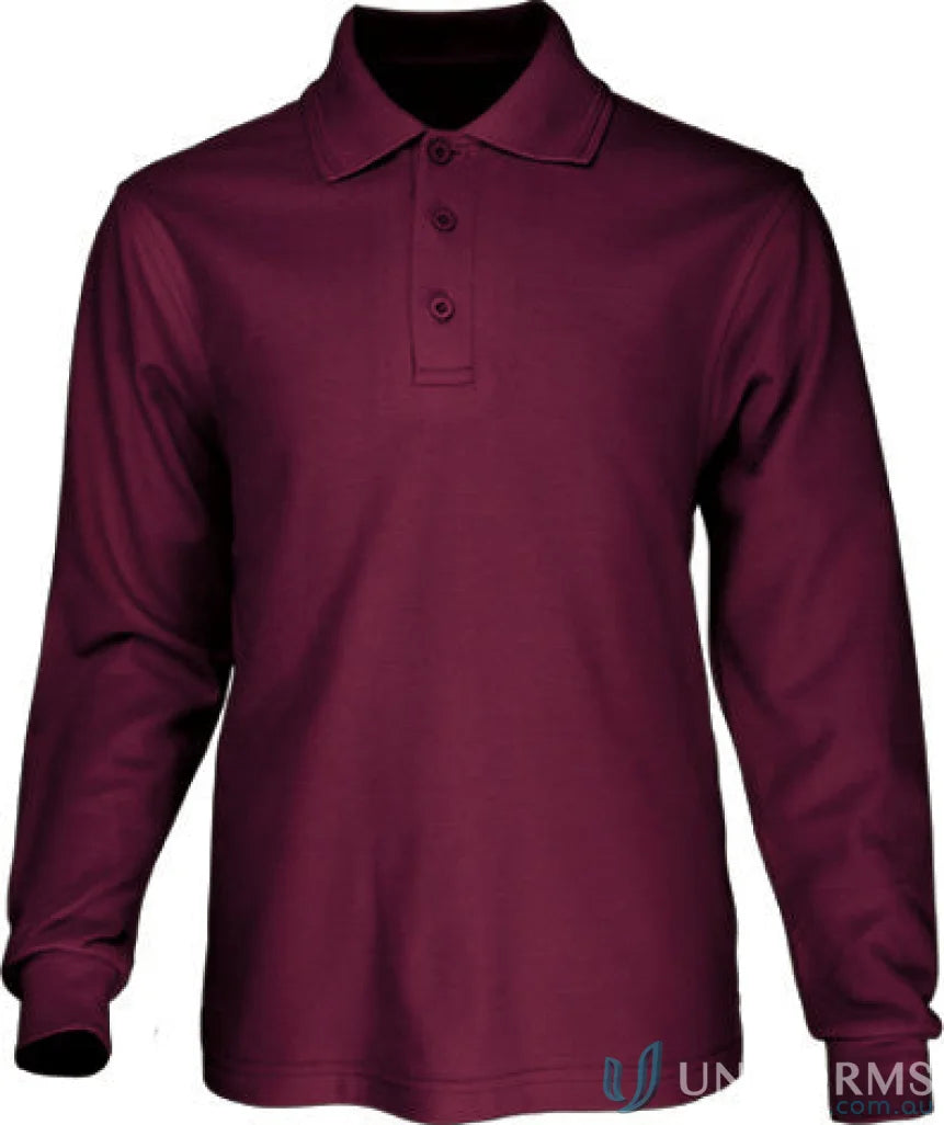 Bocini CP1316 Kids L/S Basic Polo