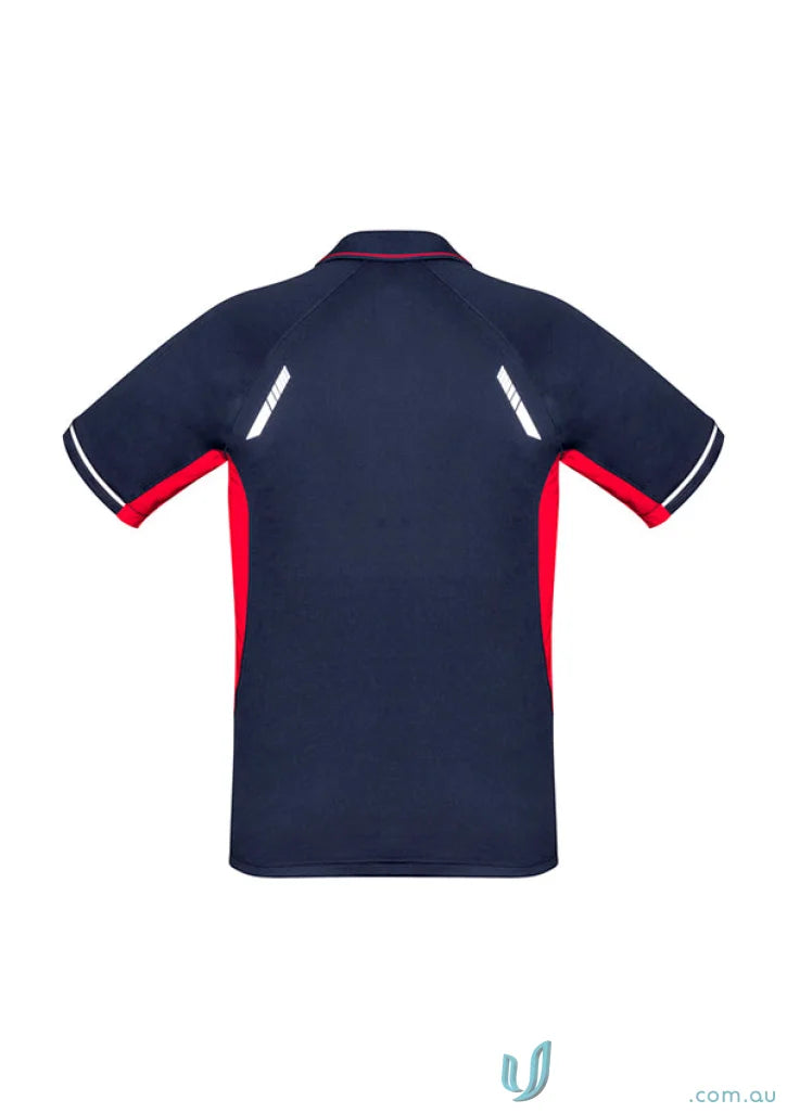 Kids Renegade Polo Navy and Red Short-Sleeved Polo Shirt for Kids P700KS Biz Collection