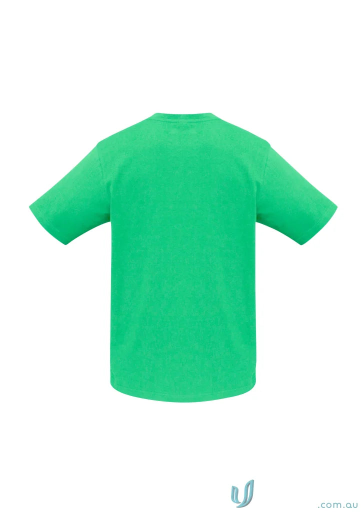 Kids Southport Tee in vibrant green from Biz Collection Kids ice short sleeve line