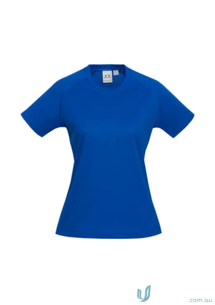 Blue short-sleeved T-shirt from Kids Sprint BizCool Tee in the Kids Spring collection