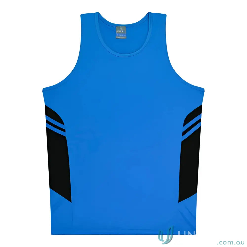 Aussie Pacific 3111 Kids Thames Dark Singlet in Black