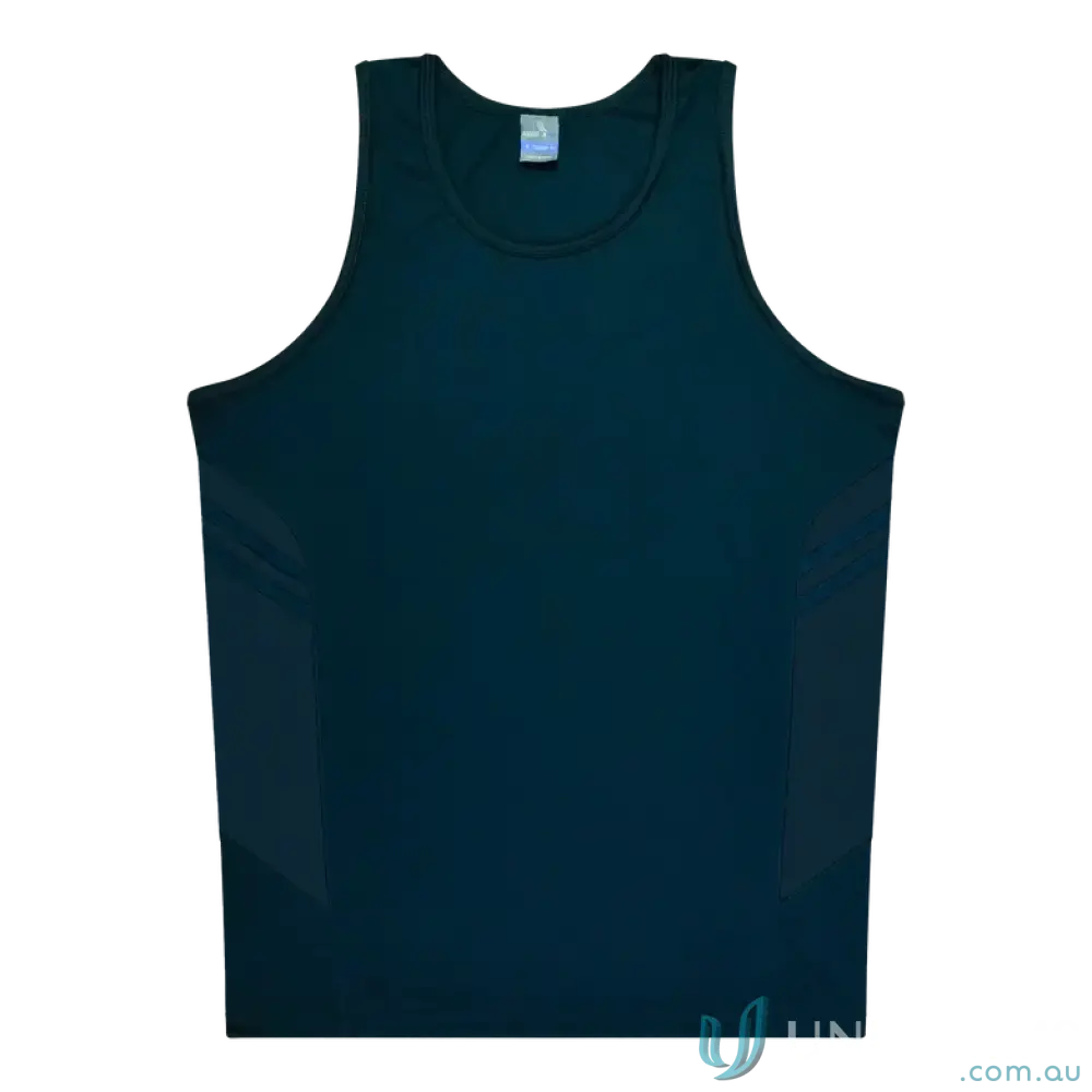 Aussie Pacific 3111 Kids Thames Dark Singlet in Navy