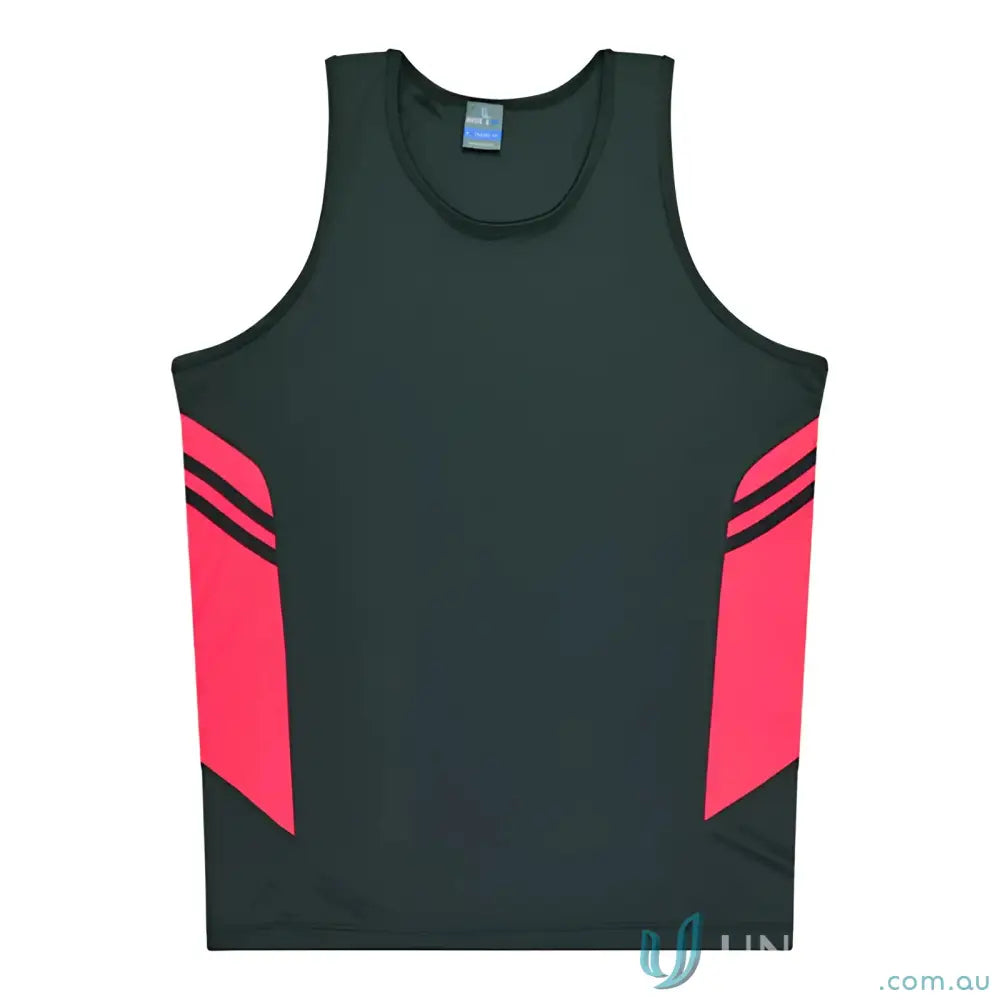 Aussie Pacific 3111 Kids Thames Dark Singlet in Black