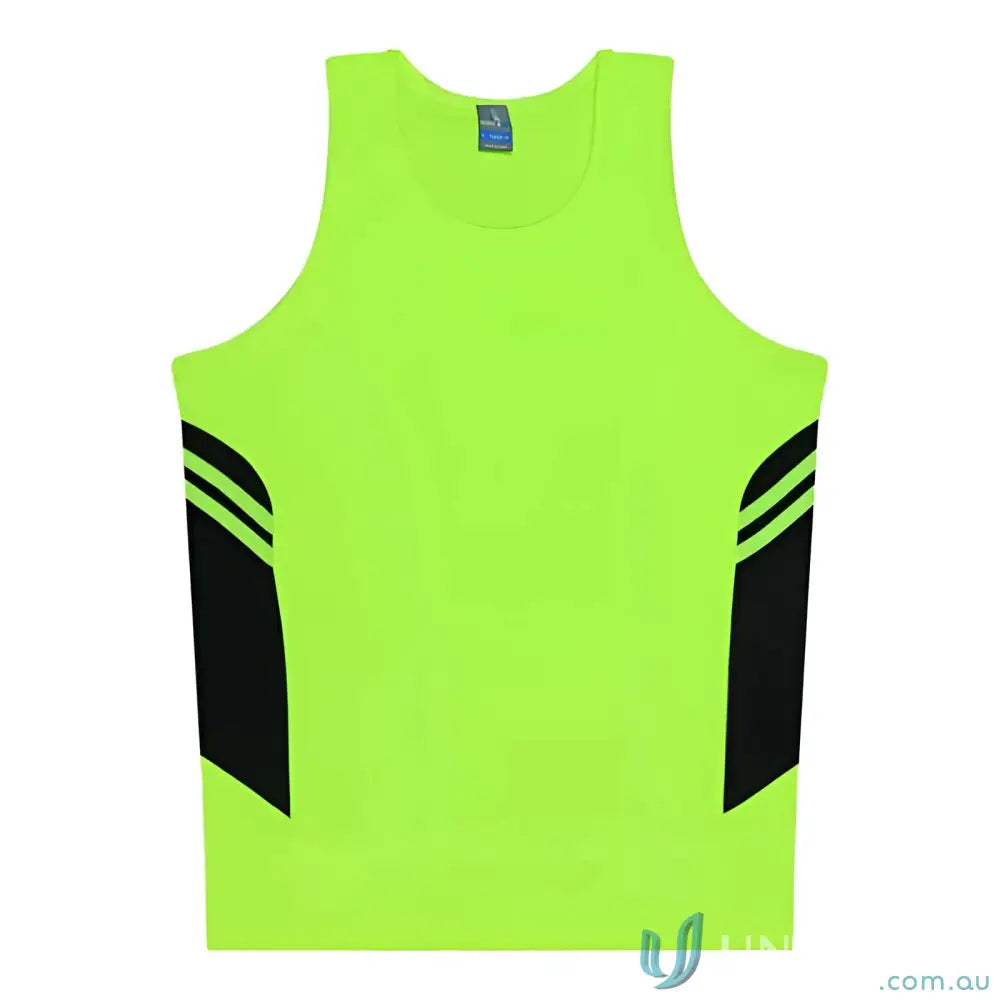 Aussie Pacific 3111 Kids Thames Dark Singlet in Black