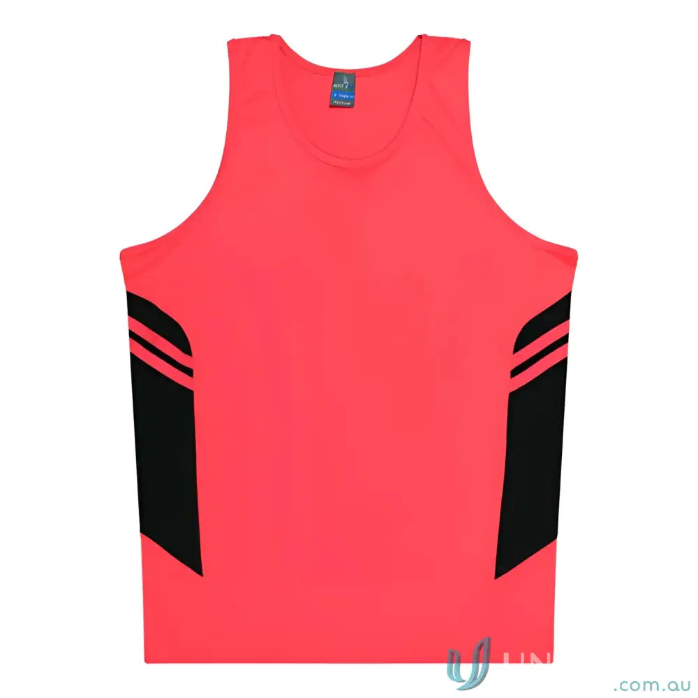 Aussie Pacific 3111 Kids Thames Dark Singlet in Black