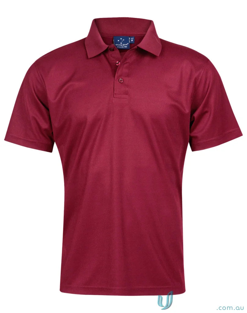 Kids Verve Polo in maroon, stylish kids sets, perfect for PS81K kids uniforms