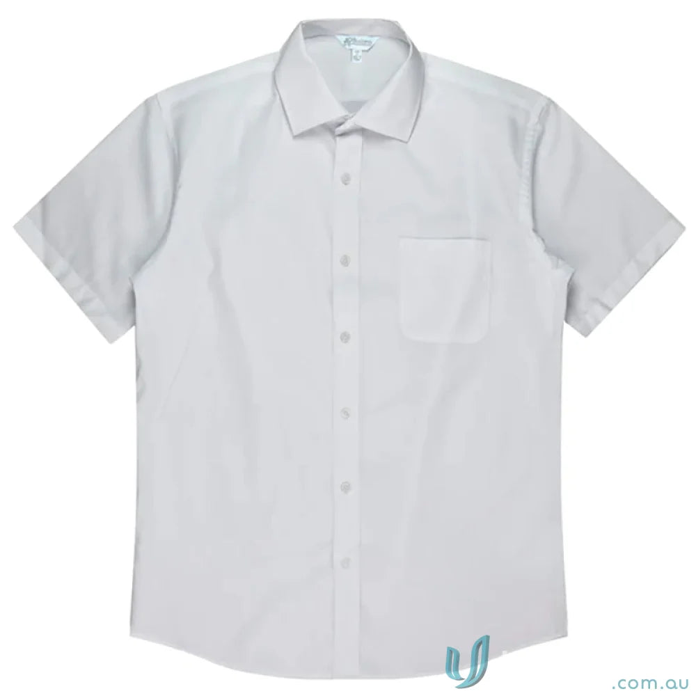 Aussie Pacific 1910S Kingswood SS Shirt in white