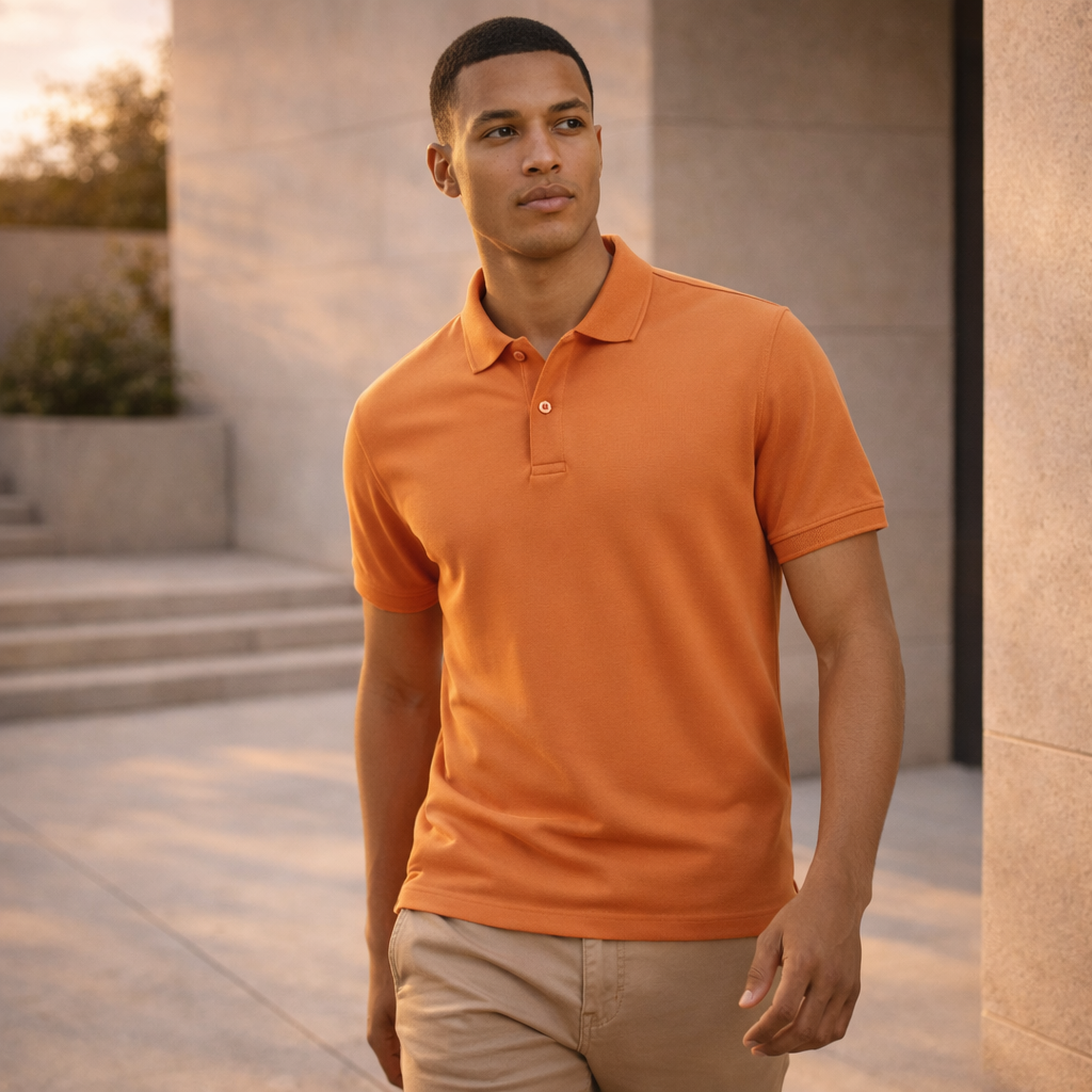 Krue Polo short sleeve polo with durable top-stitched armholes