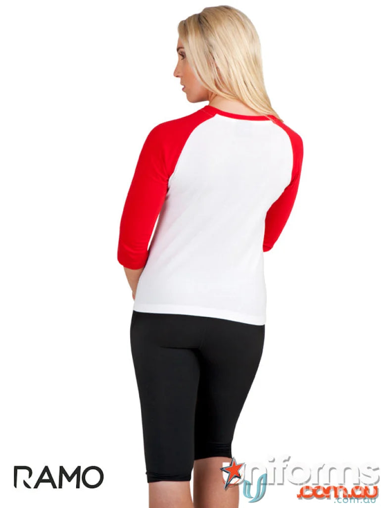 LADIES T-Shirts - Stylish and Comfortable Options for Work and Casual Wear T231RL Ladies 3Qtr Raglan Tee