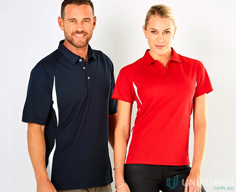 1157-PT 1157-PT-1 Ladies Arctic Polo in Red/White front product image