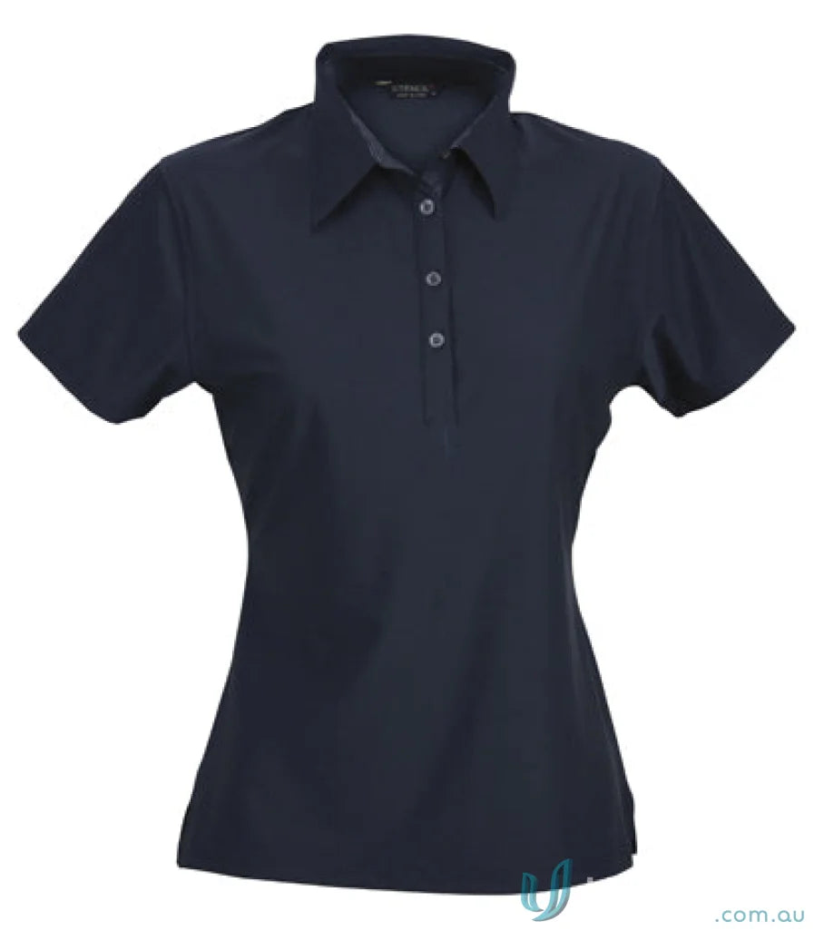 1159-PT 1159 Ladies Premium Argent Polo in Navy