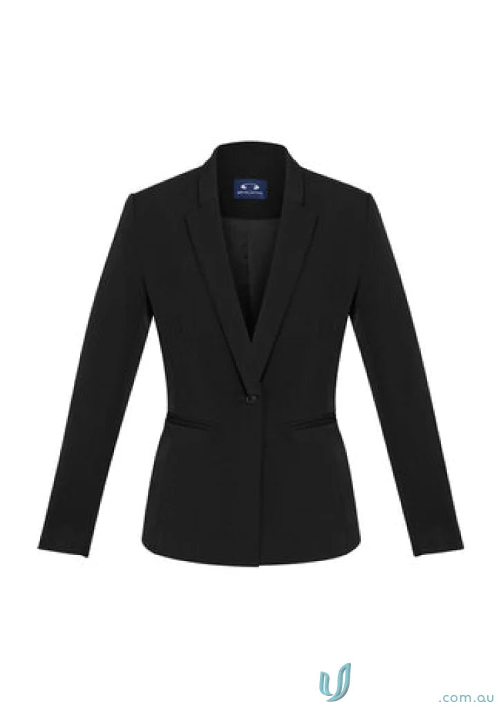 Black womens blazer from Ladies Bianca Jacket in Biz Collection Ladies bs732l style