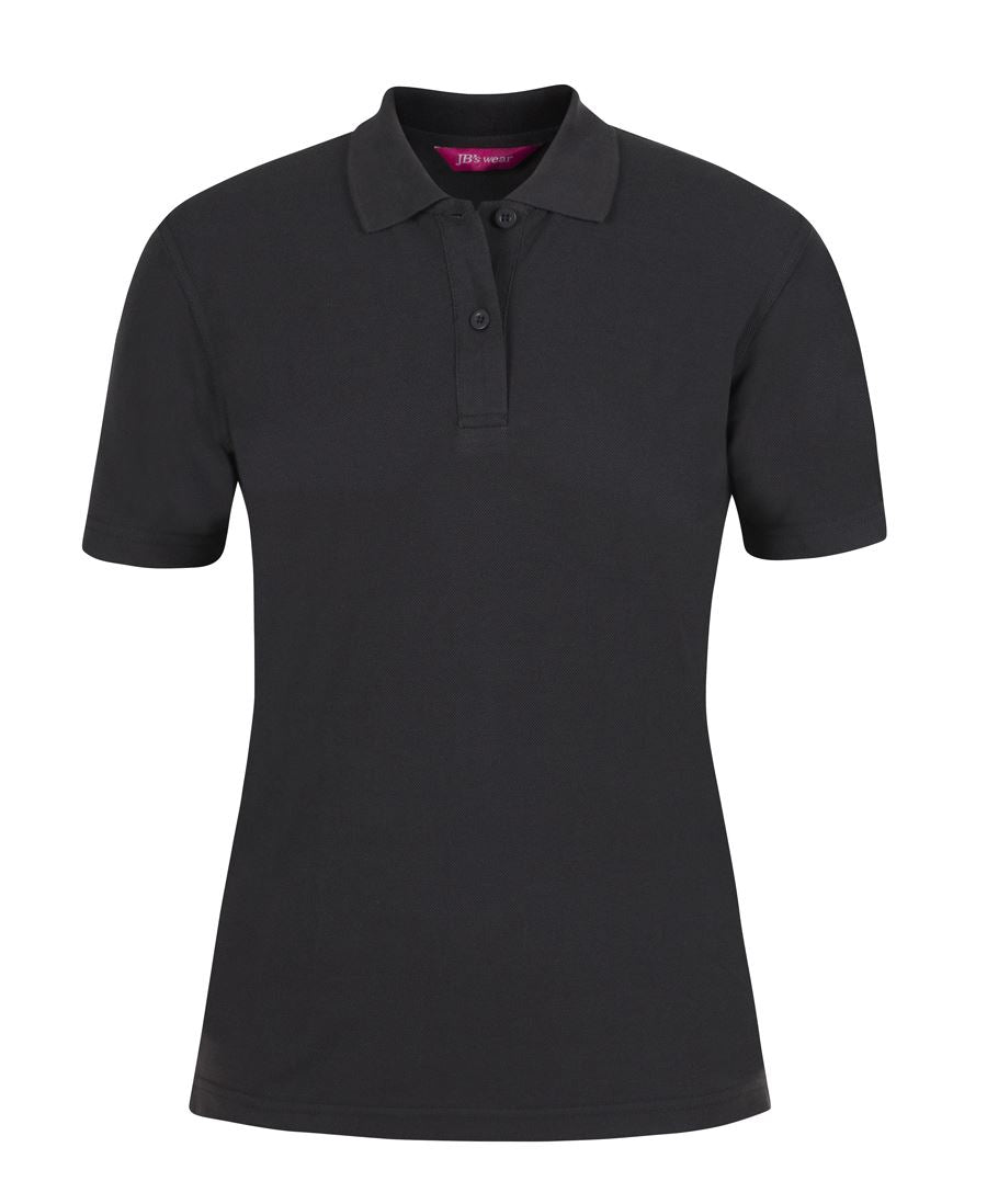 Jb’s ladies dark 210 polo with knitted collar and UPF protection