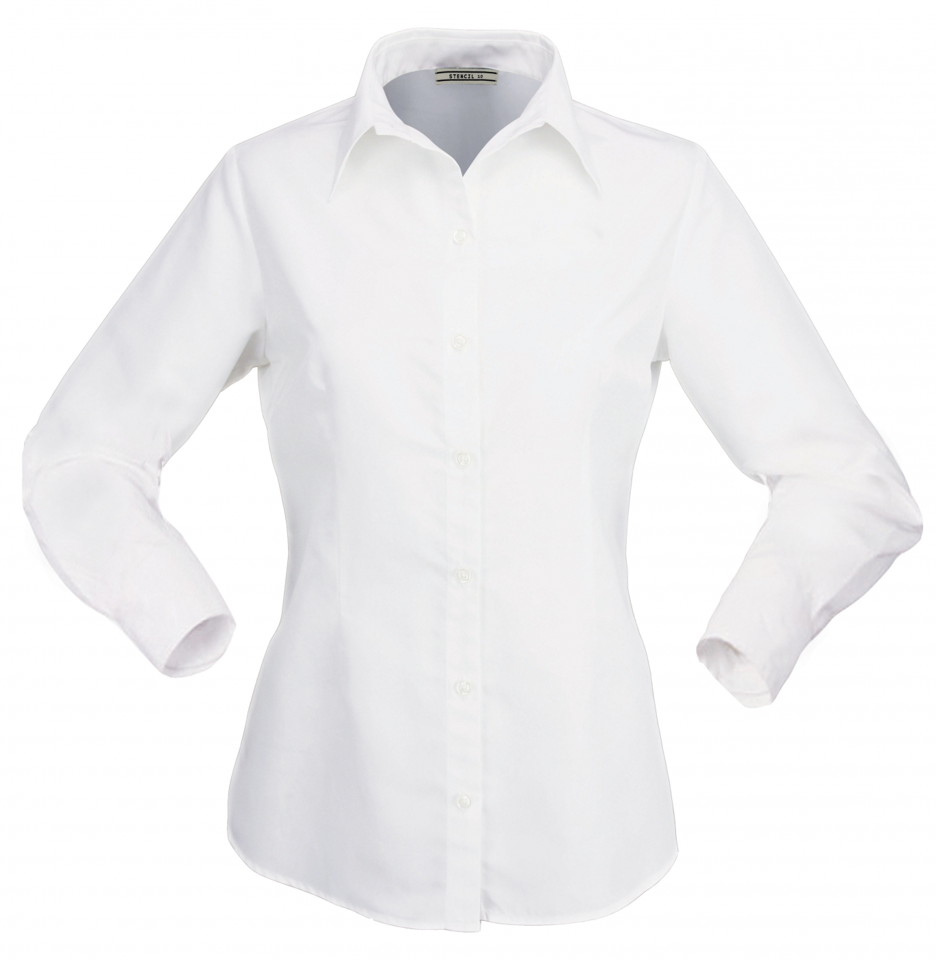 easy care shirt 2161L Ladies' Essential Long Sleeve Business Shirt in White