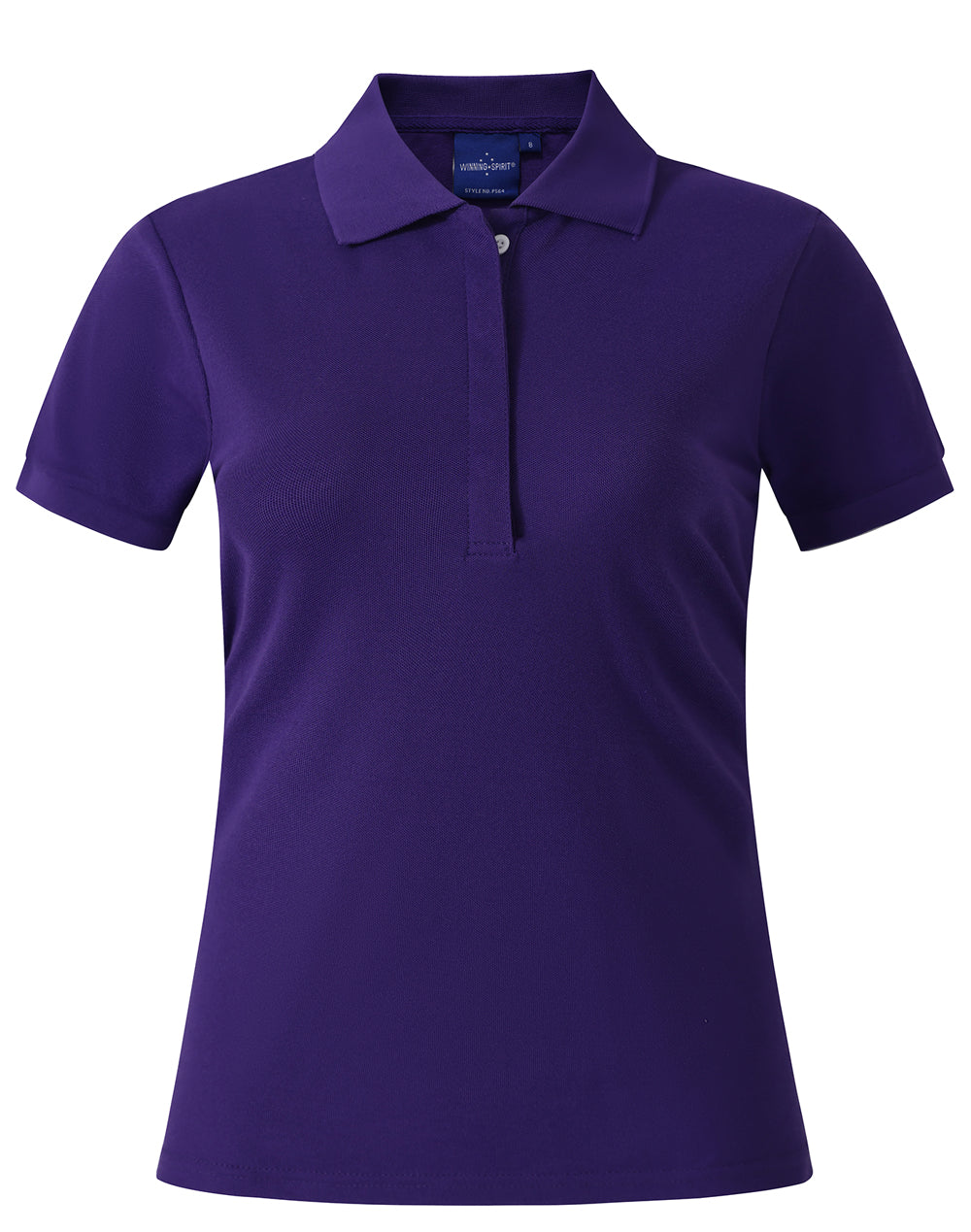 Ladies Heathmont TrueDry polo in solid purple with classic collar
