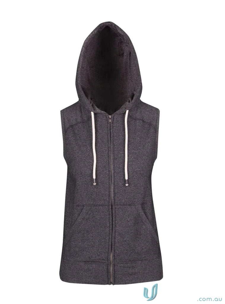 Ramo FZ77UN Ladies/Junior Heather Sleeveless Hoodies