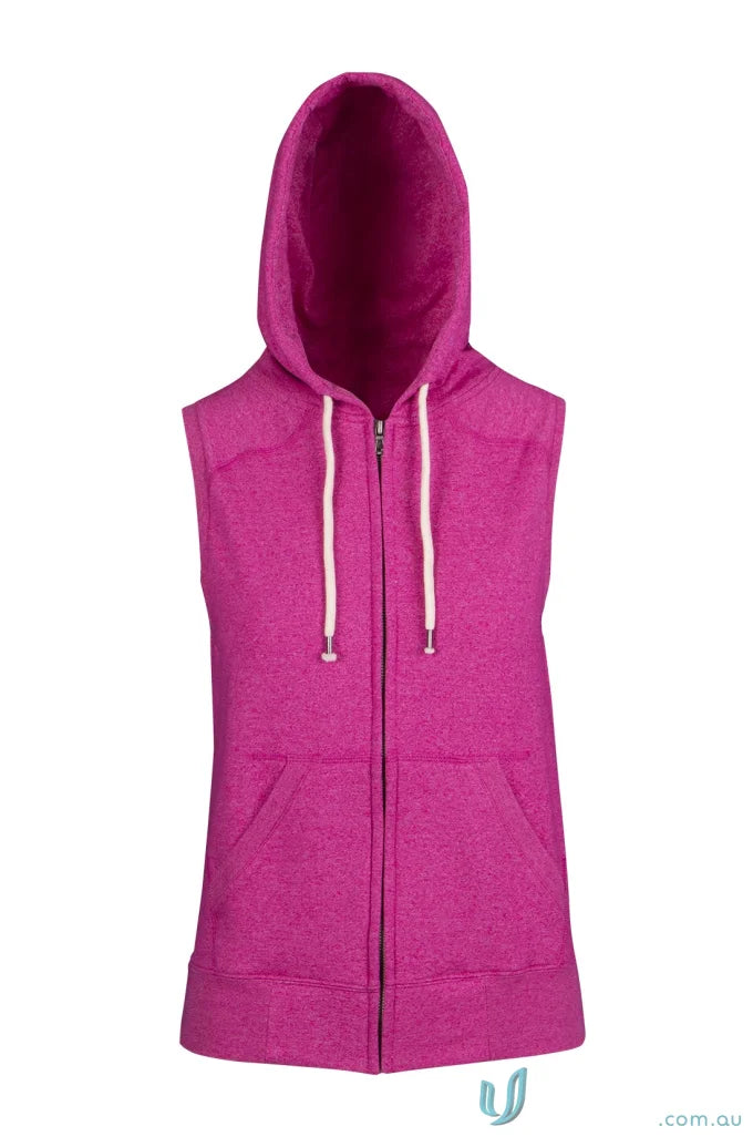 Ramo FZ77UN Ladies/Junior Heather Sleeveless Hoodies