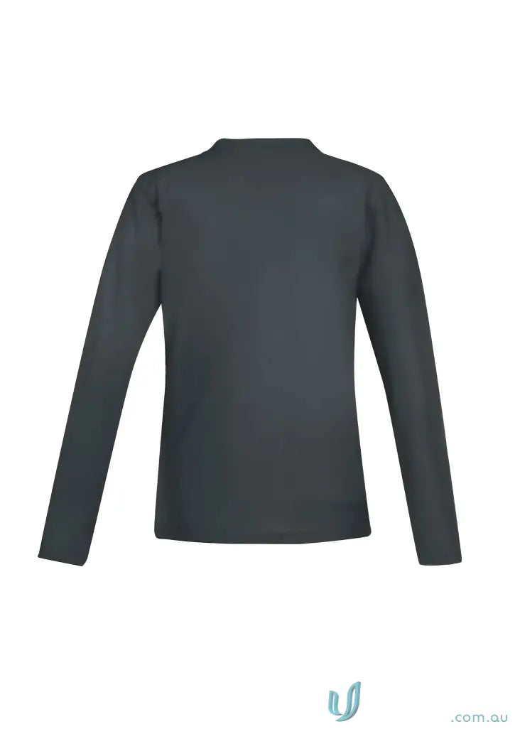 Ladies Krue LS Polo in gray p400ll long sleeve polo for biz collection ladies