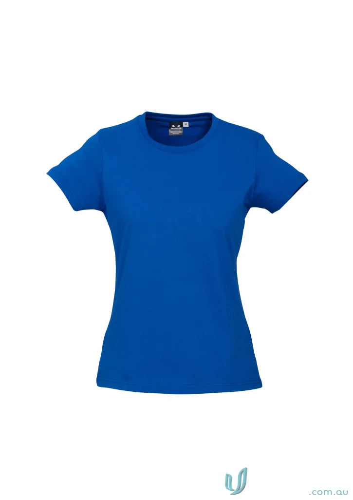 Royal blue Ladies Southport Tee from t10022 Biz Collection, ice short sleeve tee for ladies