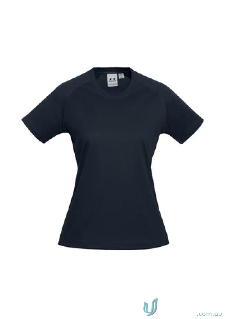 Dark blue Ladies Sprint BizCool Tee perfect for comfy bizcool style, no uncomfortable uniforms